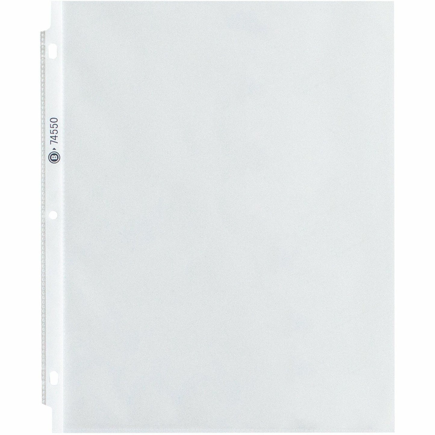 Business Source Top-Loading Poly Sheet Protectors
