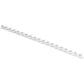 Fellowes Plastic Combs - Round Back 1/4" 20 sheets White 100 pk