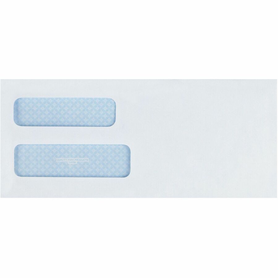 Quality Park No. 10 Double Window Security Tint Envelopes - 24550