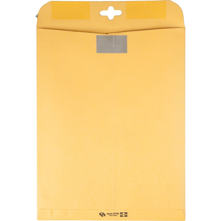 Quality Park 10 x 13 Postage Saving ClearClasp Envelopes with Reusable Redi-Tac&trade; Closure - 43768