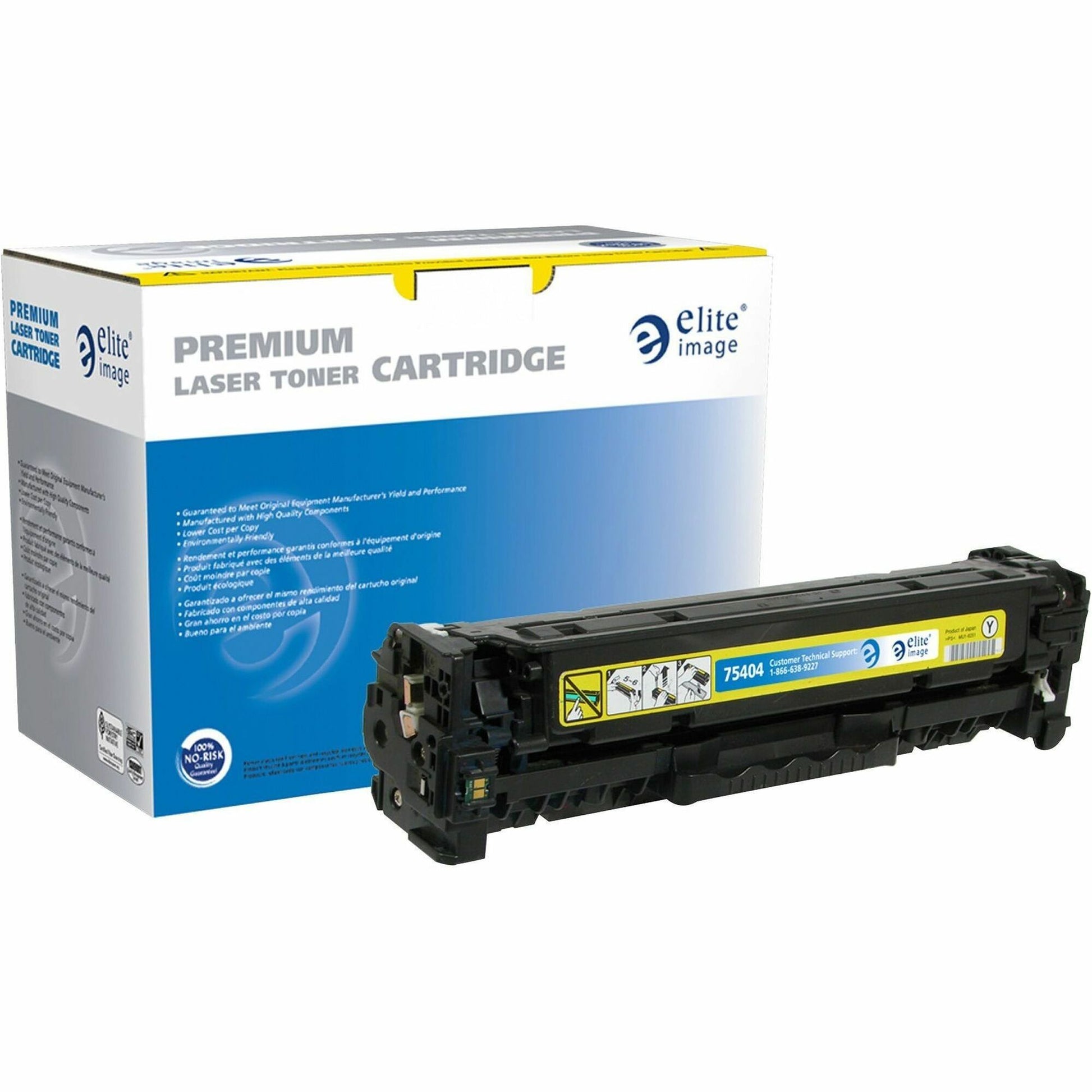 Elite Image Remanufactured Toner Cartridge - Alternative for HP 304A (CC532A)