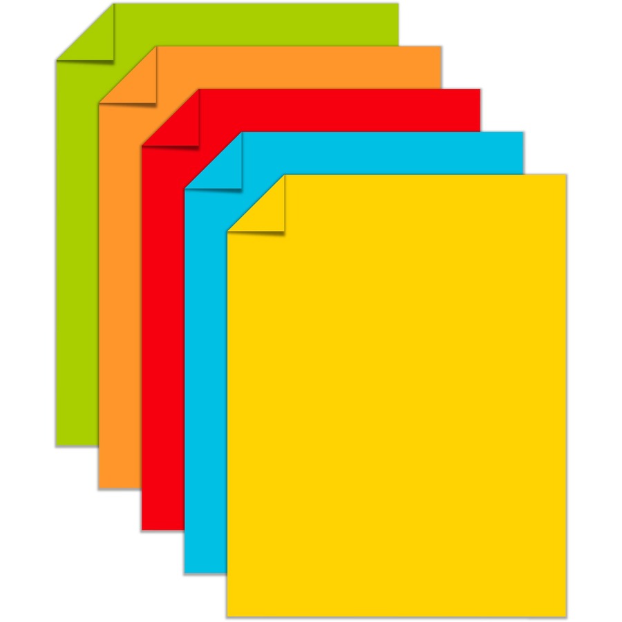 Astrobrights Color Copy Paper - Mixed Carton, 5 Assorted Colours - 22999