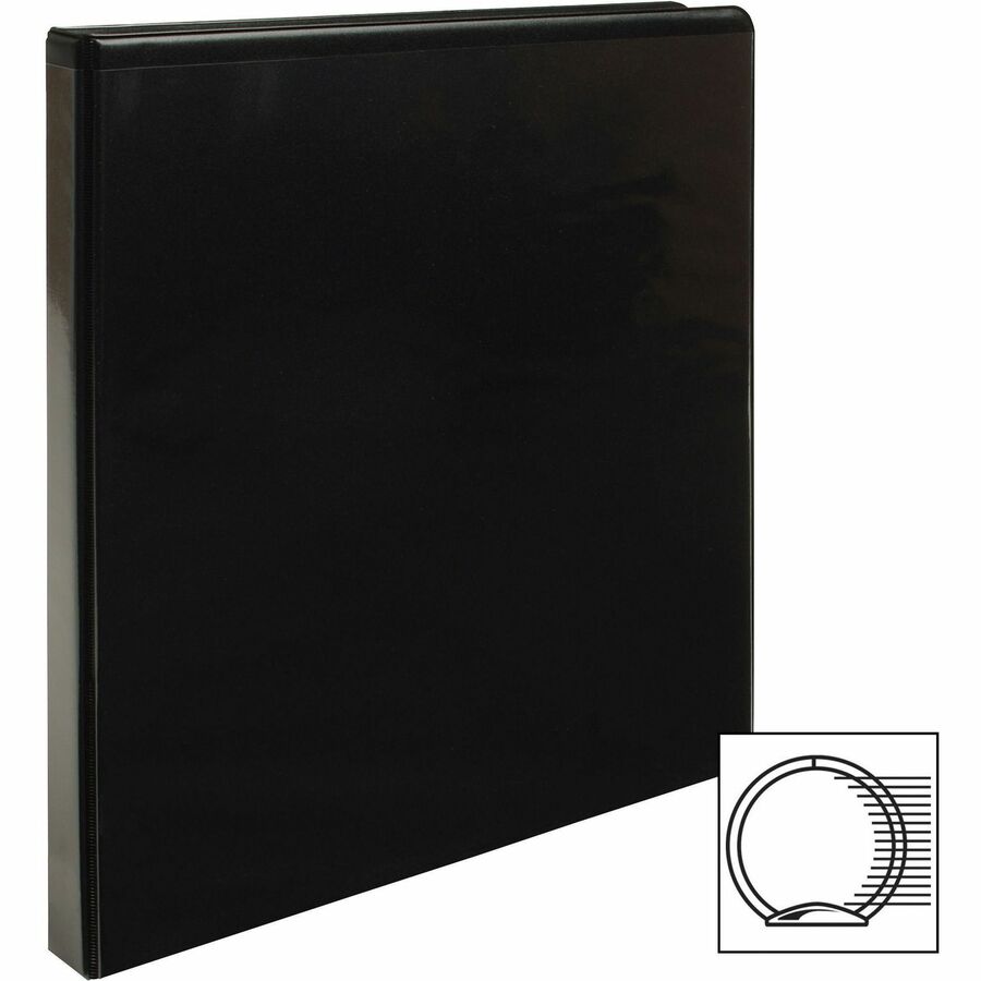 Business Source Round-ring View Binder - 09950