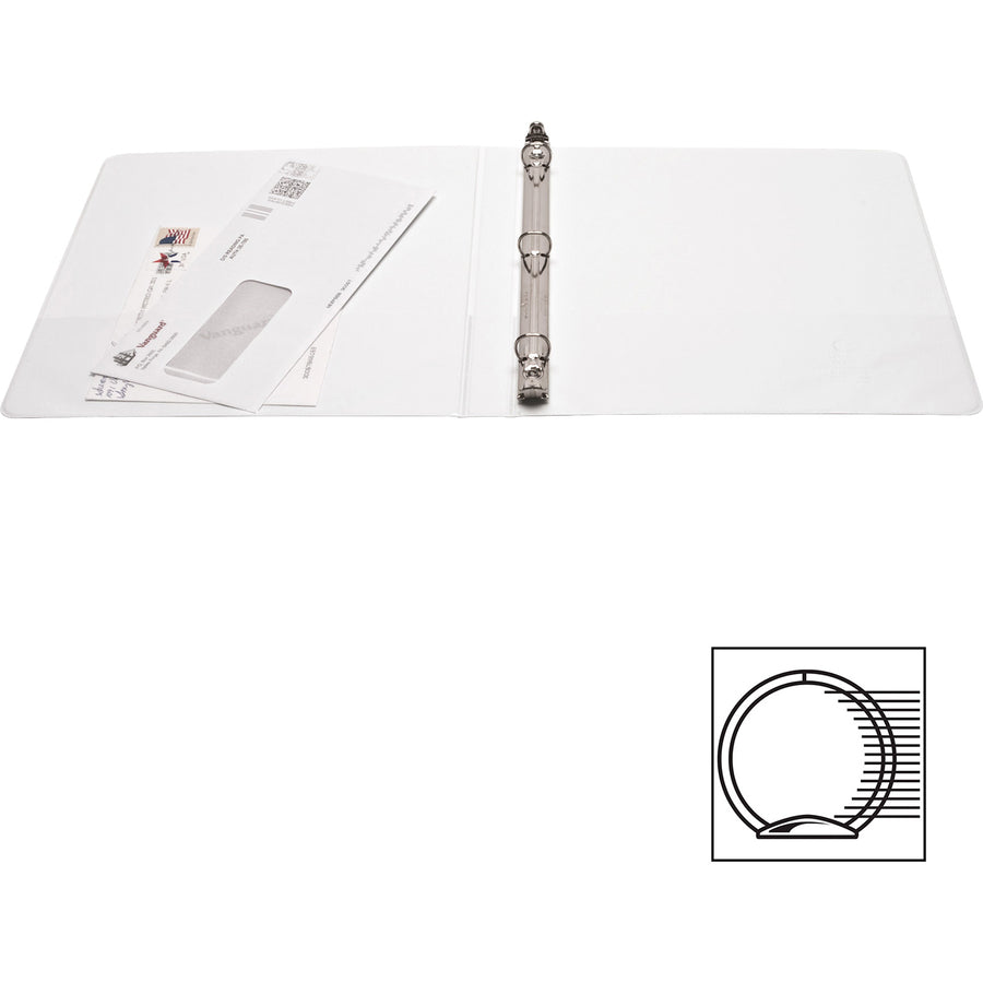 Business Source Round-ring View Binder - 09951