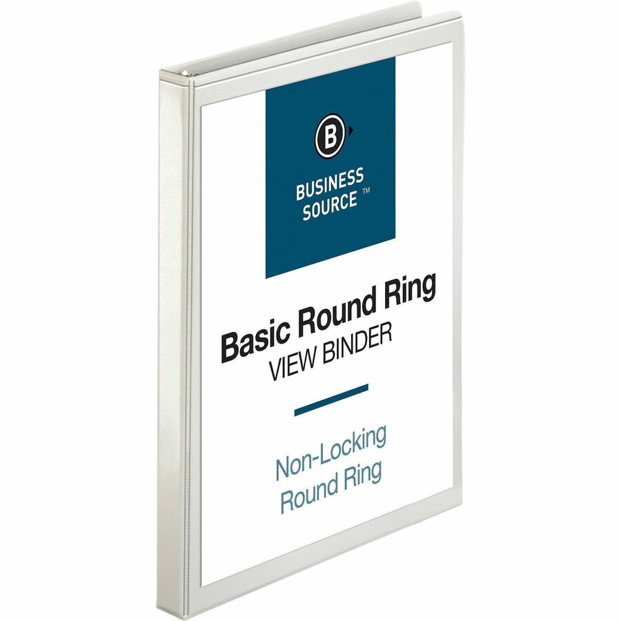 Business Source Round-ring View Binder - 09951