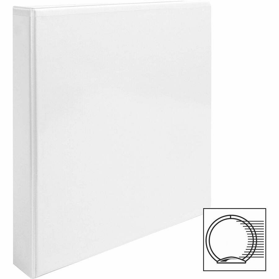 Business Source Round-ring View Binder - 09953
