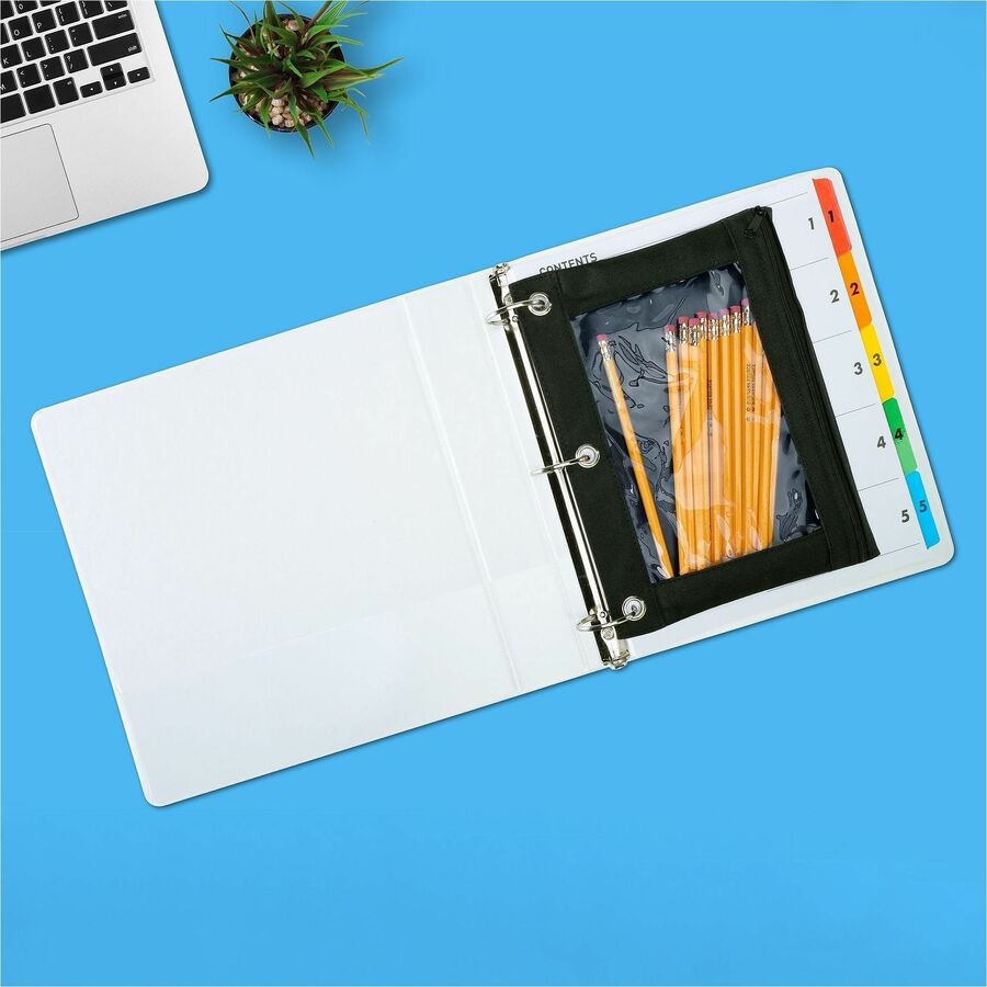 Business Source Round-ring View Binder - 09955