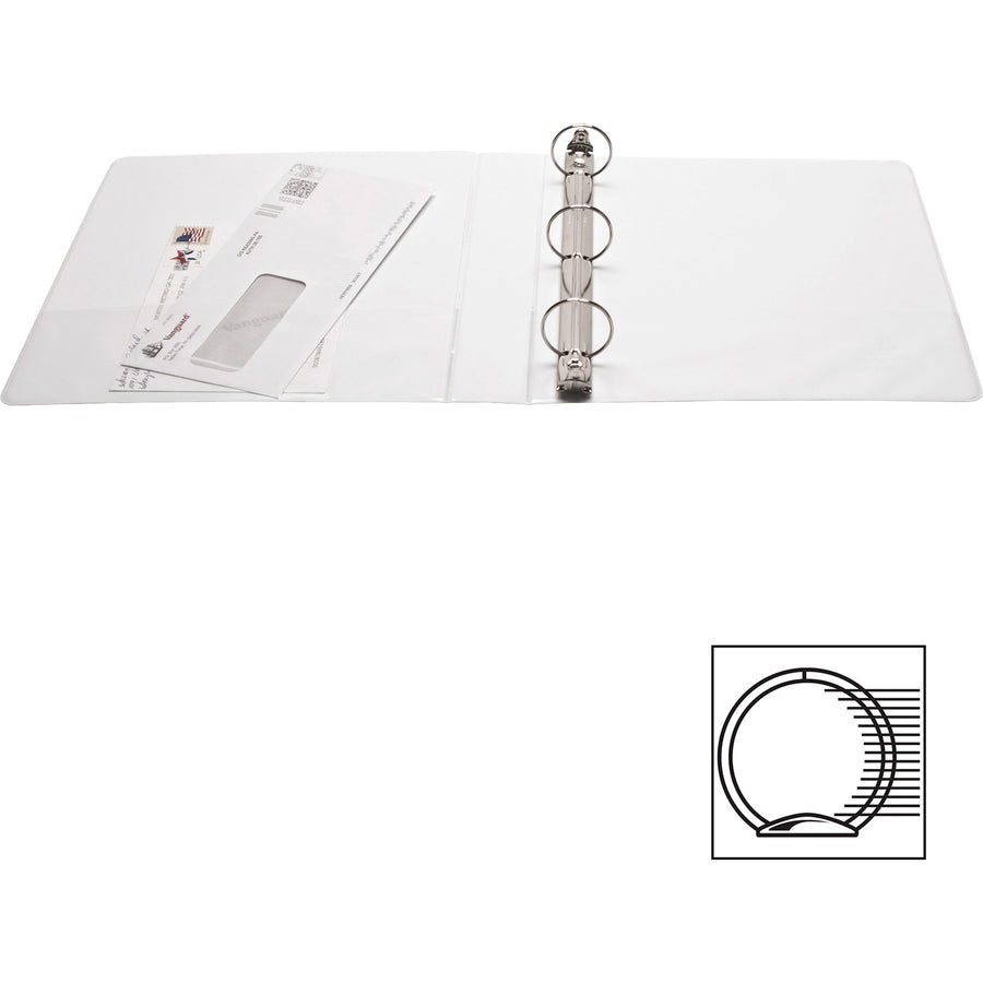 Business Source Round-ring View Binder - 09955