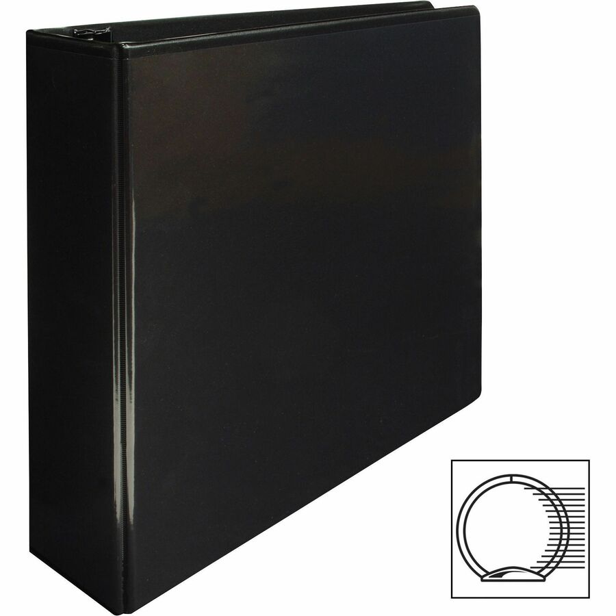 Business Source Round-ring View Binder - 09958