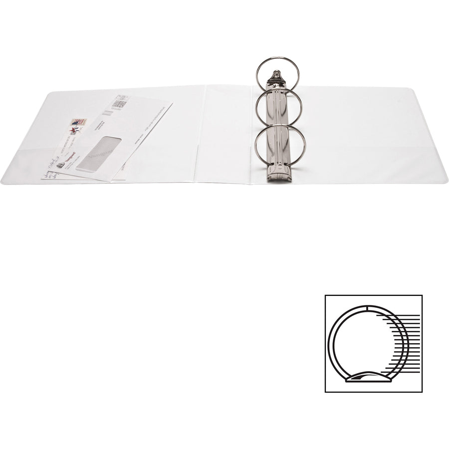 Business Source Round-ring View Binder - 09959