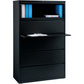 Lorell Fortress Series Lateral File w/Roll-out Posting Shelf - 60550