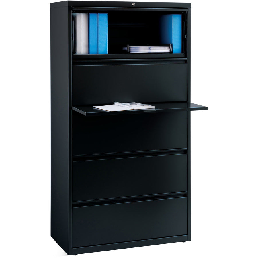 Lorell Fortress Series Lateral File w/Roll-out Posting Shelf - 60551