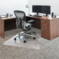 Lorell Corner Workstation Chair Mat for Medium-Pile Carpet - 48" x 60" - 69156