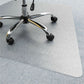 Lorell Corner Workstation Chair Mat for Medium-Pile Carpet - 48" x 60" - 69156