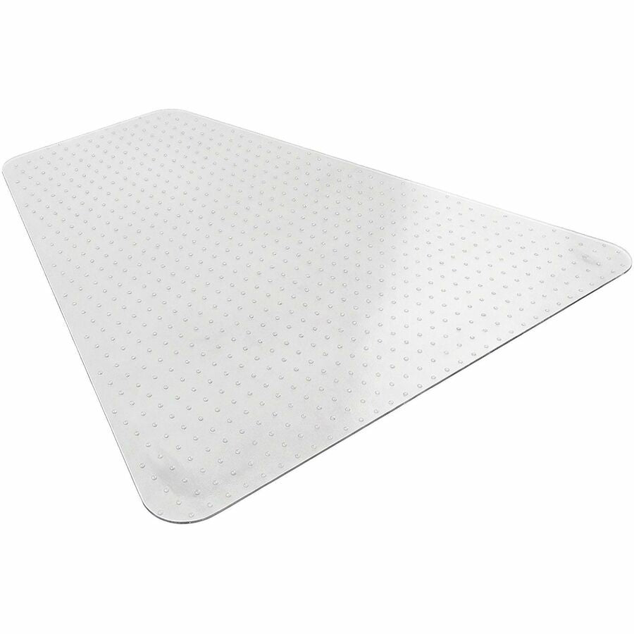 Lorell Corner Workstation Chair Mat for Medium-Pile Carpet - 48" x 60" - 69156