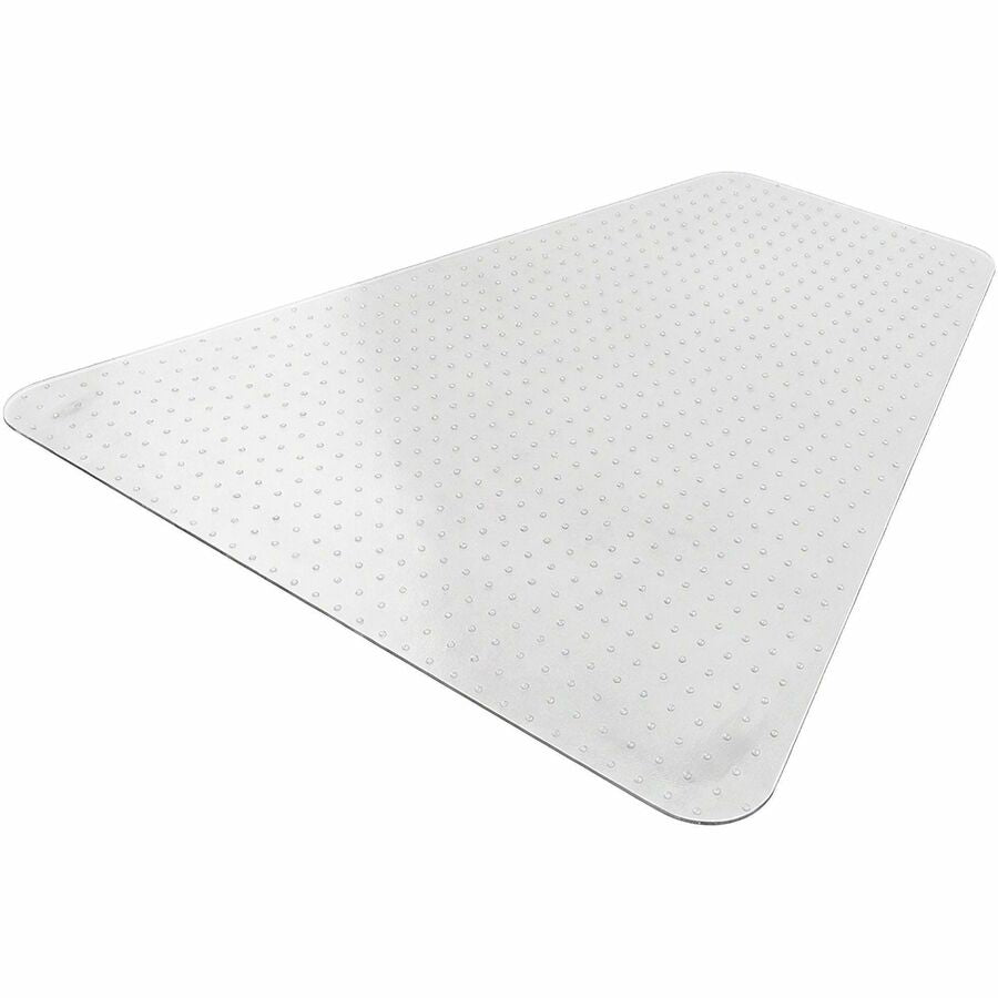 Lorell Corner Workstation Chair Mat for Medium-Pile Carpet - 48" x 60" - 69156