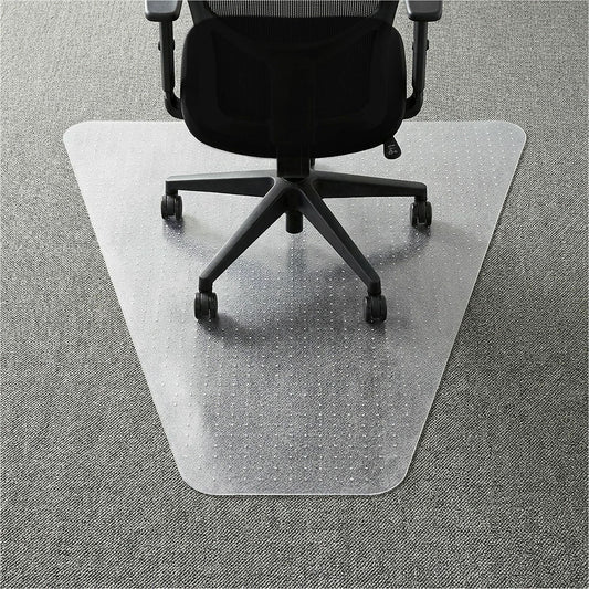 Lorell Corner Workstation Chair Mat for Medium-Pile Carpet - 48" x 60"