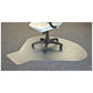 Lorell L-Workstation Medium-pile Chairmat - 69156