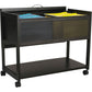 Safco Top Locking Mesh Mobile Tub Files