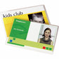 Fellowes Punched ID Card/Clip Glossy Laminating Pouches - 52033