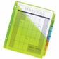 Avery Big Tab™ Insertable Plastic Dividers with Pockets for Laser and Inkjet Printers, 9-1/4" x 11-1/8" , 8 tabs - 11903