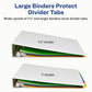 Avery Big Tab™ Insertable Plastic Dividers with Pockets for Laser and Inkjet Printers, 9-1/4" x 11-1/8" , 8 tabs - 11903