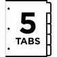 Avery&reg; Avery&reg;Big Tab™ Write & Erase Dividers5 tabs - 23075