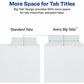 Avery&reg; Avery&reg;Big Tab™ Write & Erase Dividers5 tabs - 23075