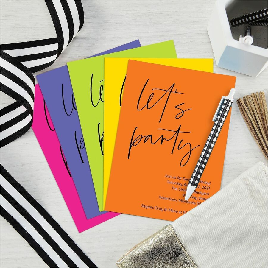 Astrobrights Color Card Stock "Happy" , 5 Assorted Colours - 21004