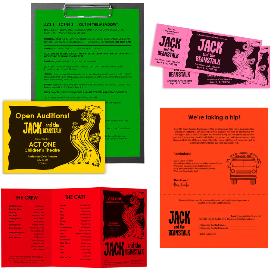 Astrobrights Color Copy Paper "Vintage" , 5 Assorted Colours - 21224