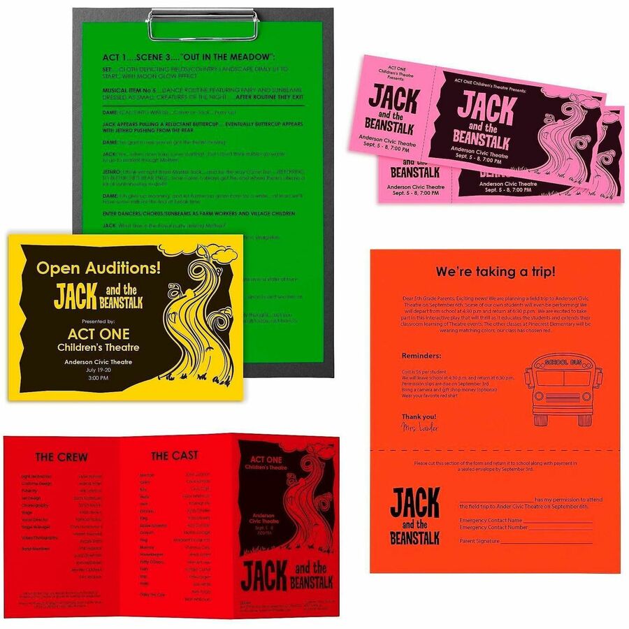Neenah Color Copy Paper "Vintage" , 5 Assorted Colours - 21224
