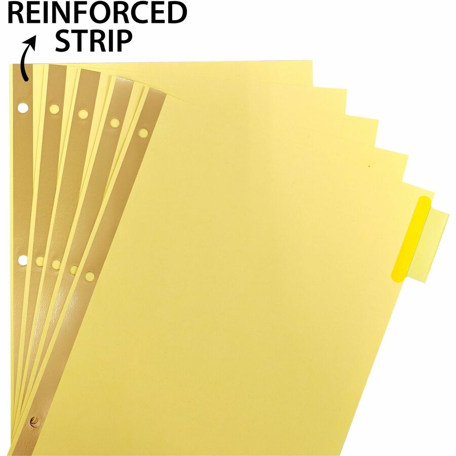 Business Source Reinforced Insertable Tab Indexes - 20065