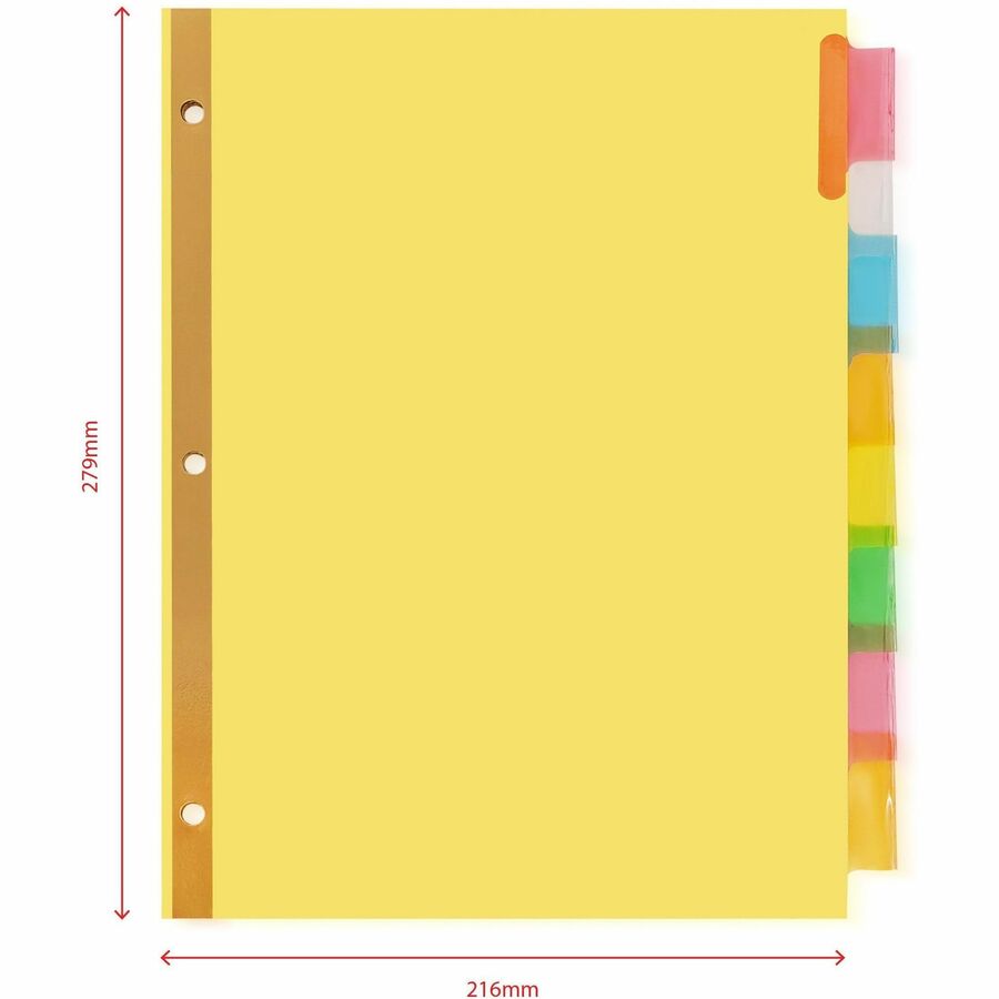 Business Source Reinforced Insertable Tab Indexes - 20067