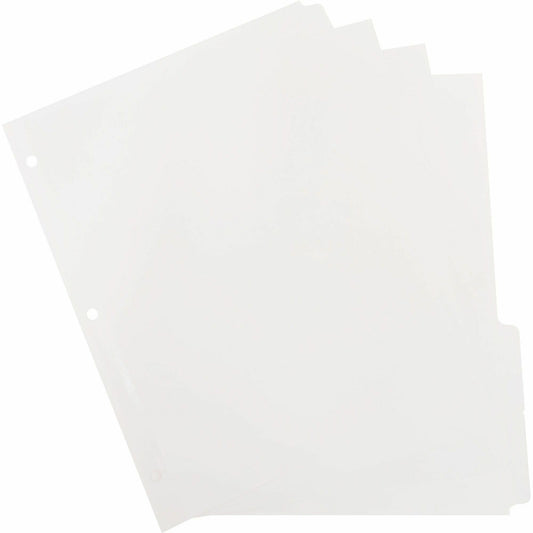 Business Source 3-Ring Plain Tab Indexes