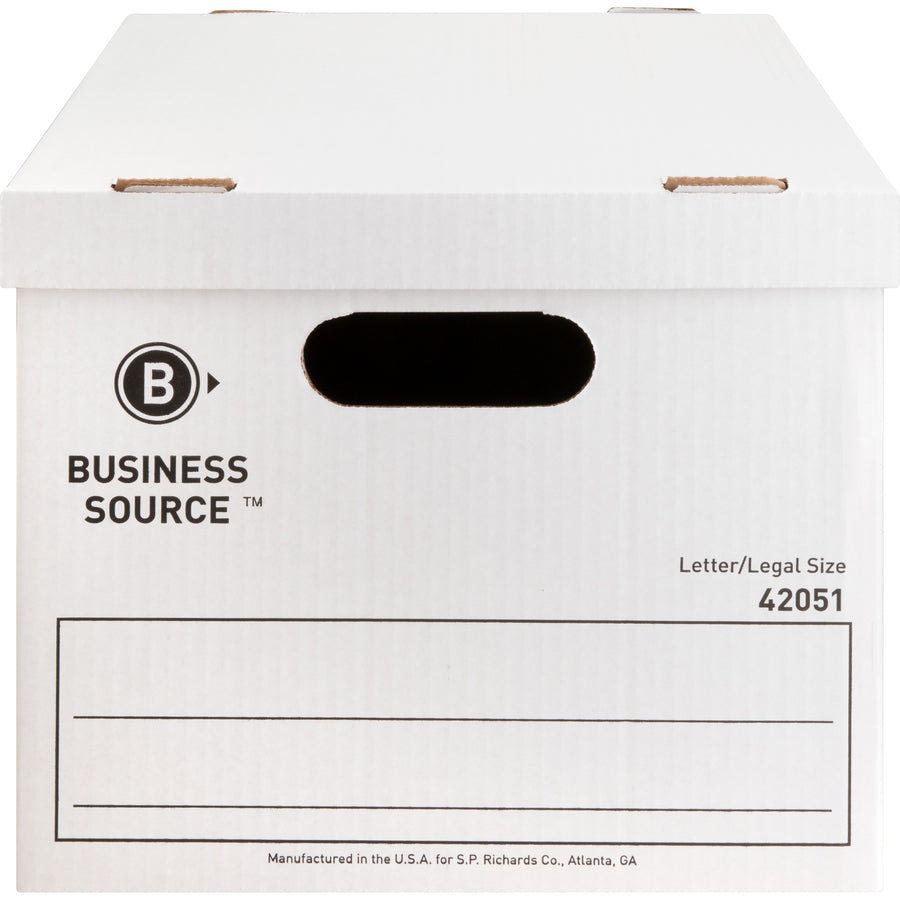 Business Source Economy Storage Box with Lid - 42051
