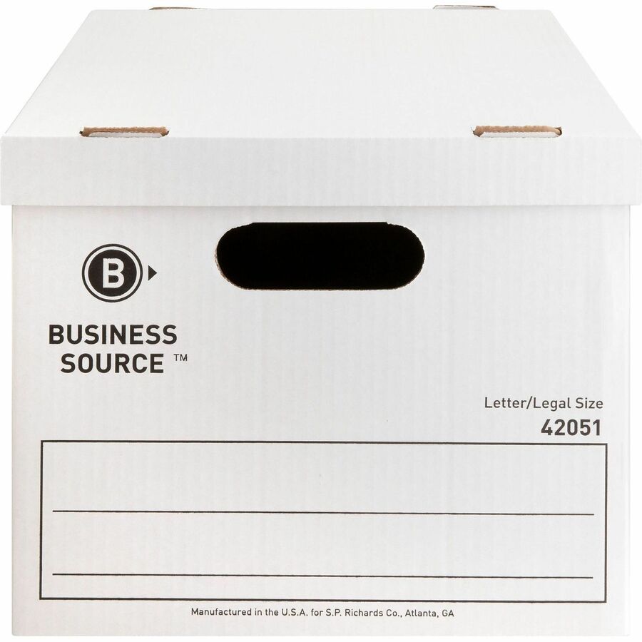 Business Source Economy Storage Box with Lid - 42051