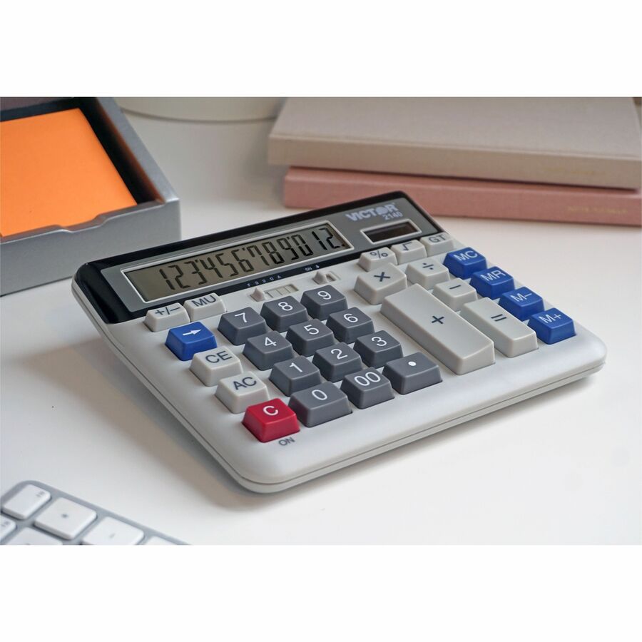 Victor 12-digit XL LCD Desktop Calculator - 2140