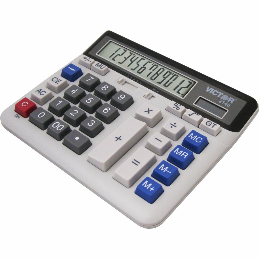 Victor 12-digit XL LCD Desktop Calculator - 2140