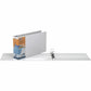 QuickFit Heavy-Duty Landscape 3-Ring Binder, D-Ring, View Binder, 3 Inch, White - 94050