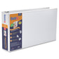 QuickFit Heavy-Duty Landscape 3-Ring Binder, D-Ring, View Binder, 3 Inch, White - 94050