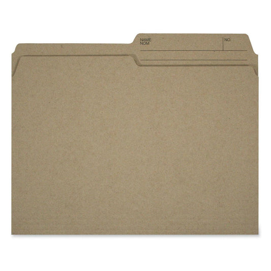 Hilroy 1/2 Tab Cut Letter Recycled Top Tab File Folder