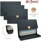 St. James&reg; Elite&trade; Medallion Fold Certificate Holders, Black Linen with Copper Medallion, Pack of 5, 83570 - 83570