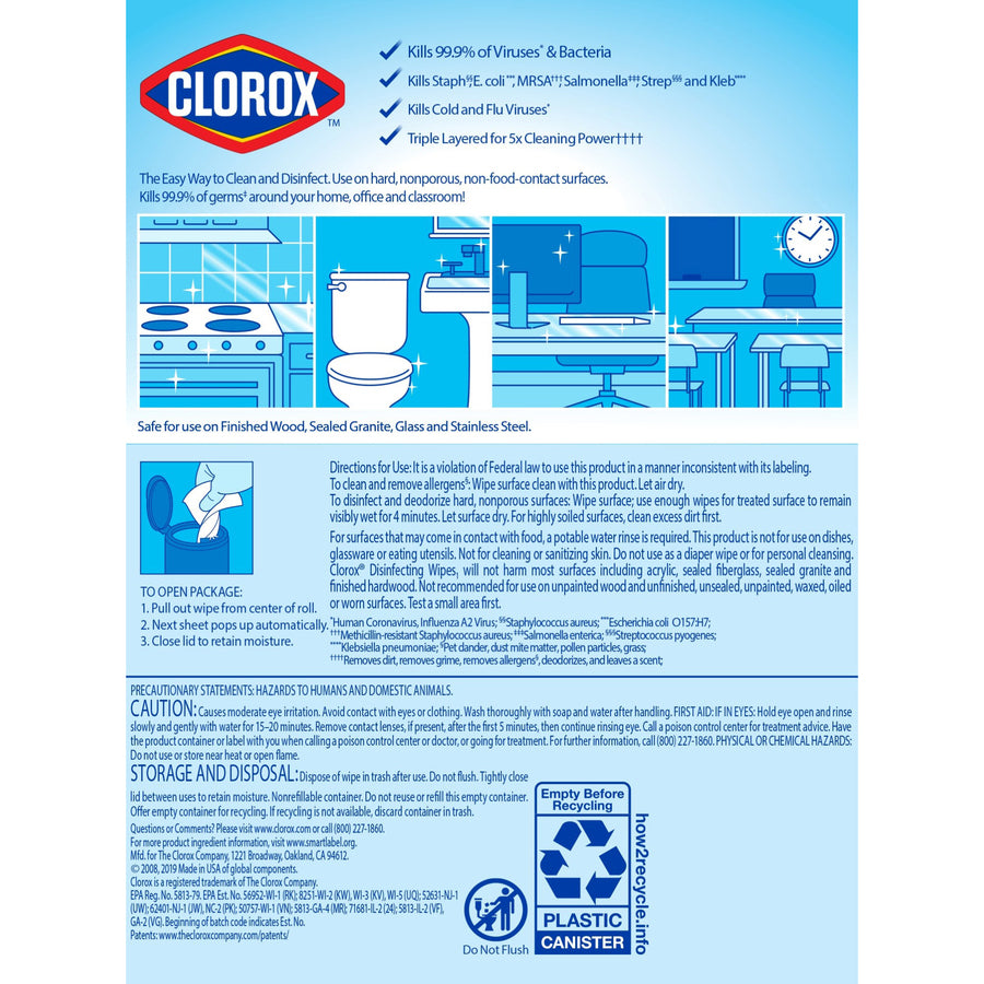 Clorox Disinfecting Wipe - 01608