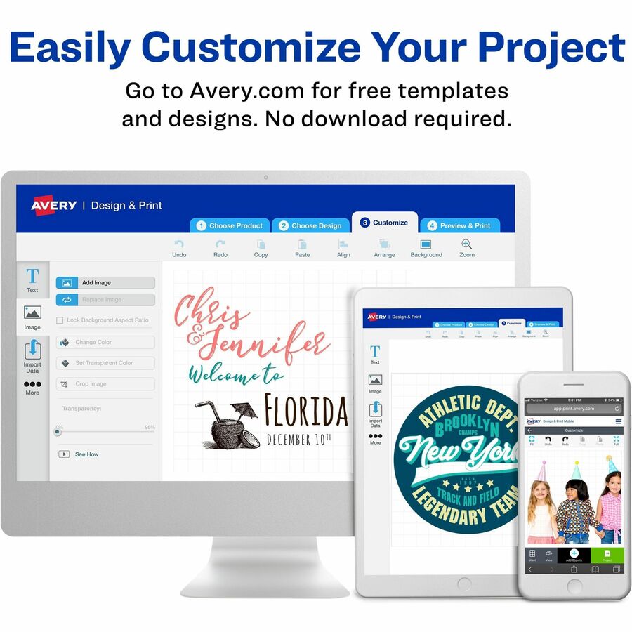 Avery&reg; Stretchable T-Shirt Transfers - 03302