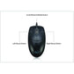 Adesso Optical Scroll Mouse USB - HC-3003US