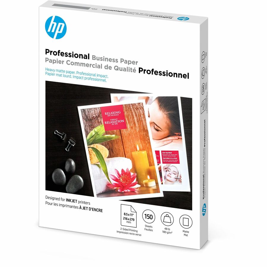 HP Matte Inkjet Brochure Paper - White - CH016A
