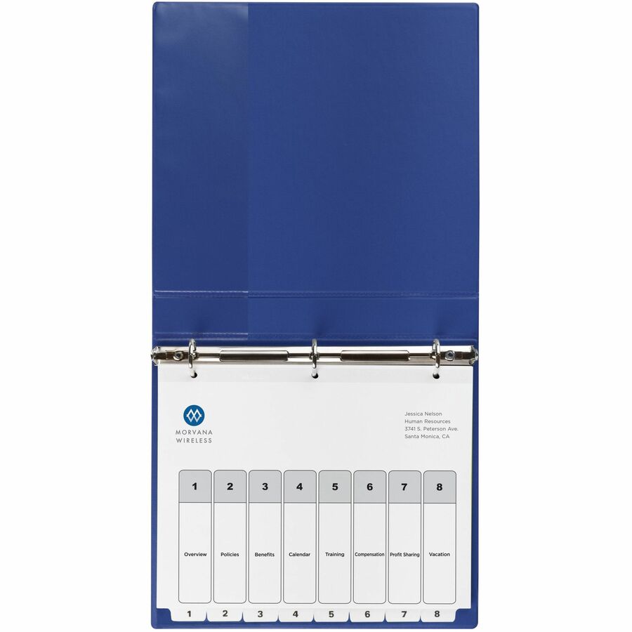 Avery&reg; Ready Index&reg; Table of Content Dividersfor Laser and Inkjet Printers, 8 tabs - 11132