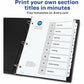 Avery&reg; Ready Index&reg; Table of Content Dividersfor Laser and Inkjet Printers, 8 tabs - 11132