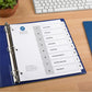 Avery&reg; Ready Index&reg; Table of Content Dividersfor Laser and Inkjet Printers, 8 tabs - 11132