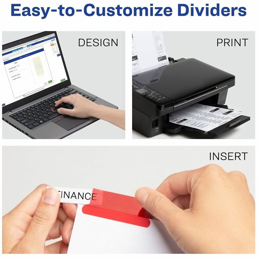 Avery&reg; Big Tab Insertable Extra-Wide Dividers - 11222